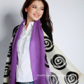 Wool Printed Scarf (12-BR300302-6.2)